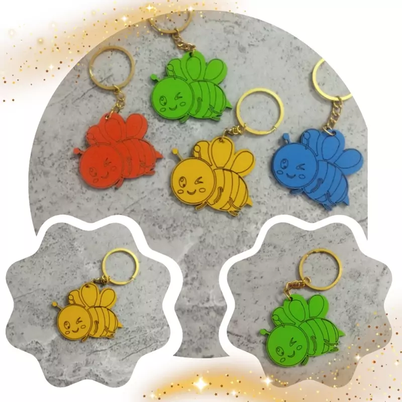 جاسوئیچی چوبی طرح زنبور عسل (پس کرایه)