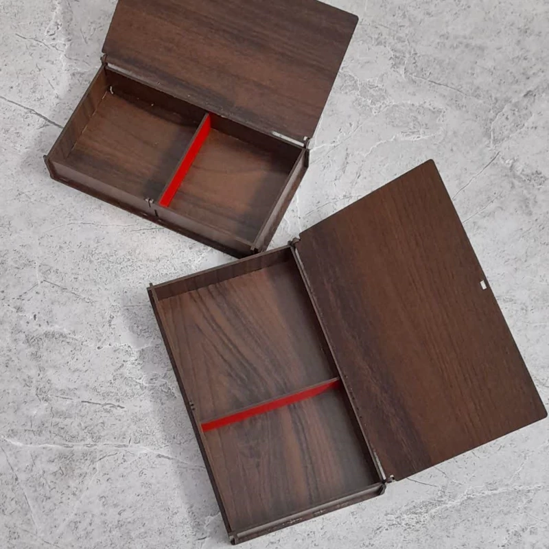 جعبه هدیه چوبی کد2(22در13در4) (پس کرایه)