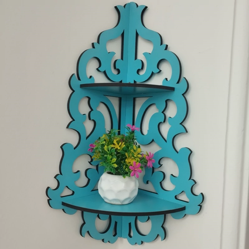 شلف دیواری چوبی کد1 (پس کرایه)