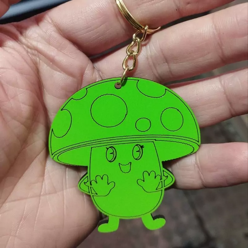 جاسوئیچی چوبی طرح قارچ مناسب برای آموزش حروف (پس کرایه)