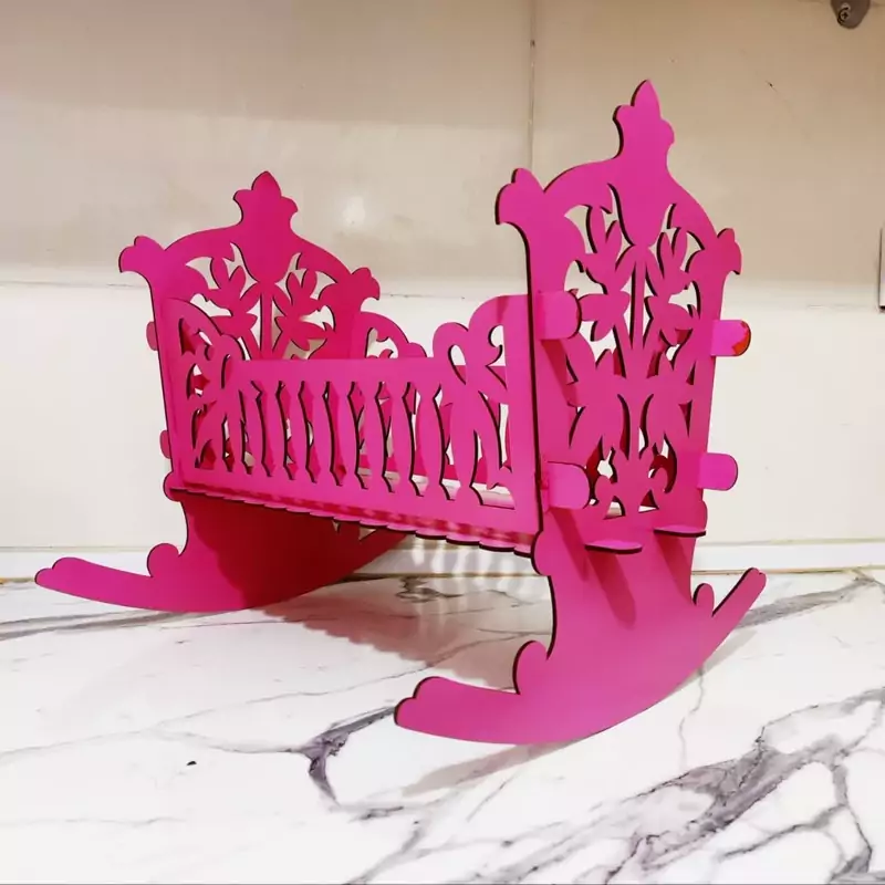 ماکت گهواره چوبی بزرگ (پس کرایه)