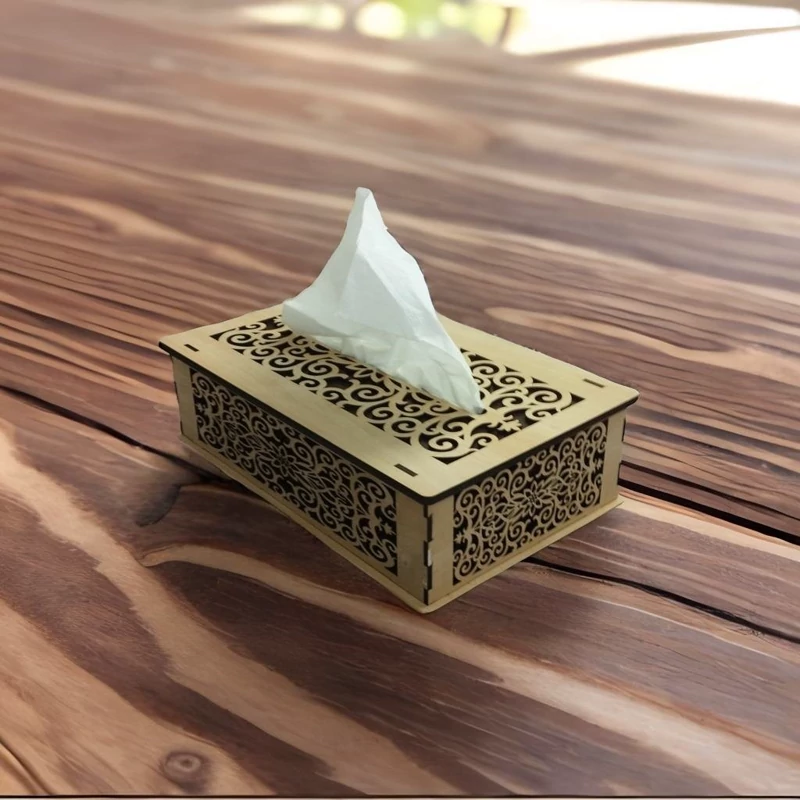 جا دستمال کاغذی چوبی کد 2 (پس کرایه)