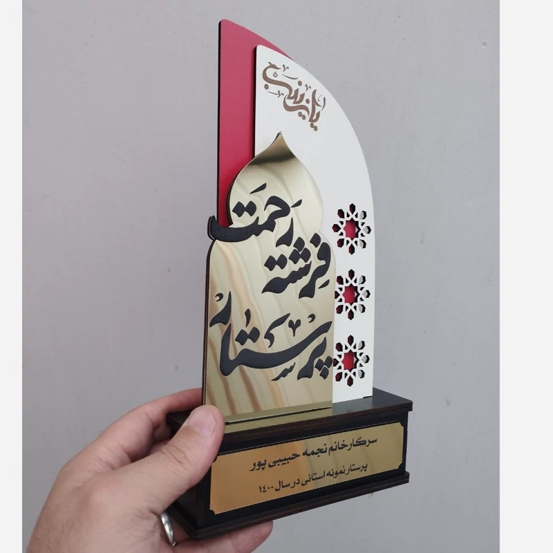 تندیس چوبی طرح پرستار کد2(پس کرایه)