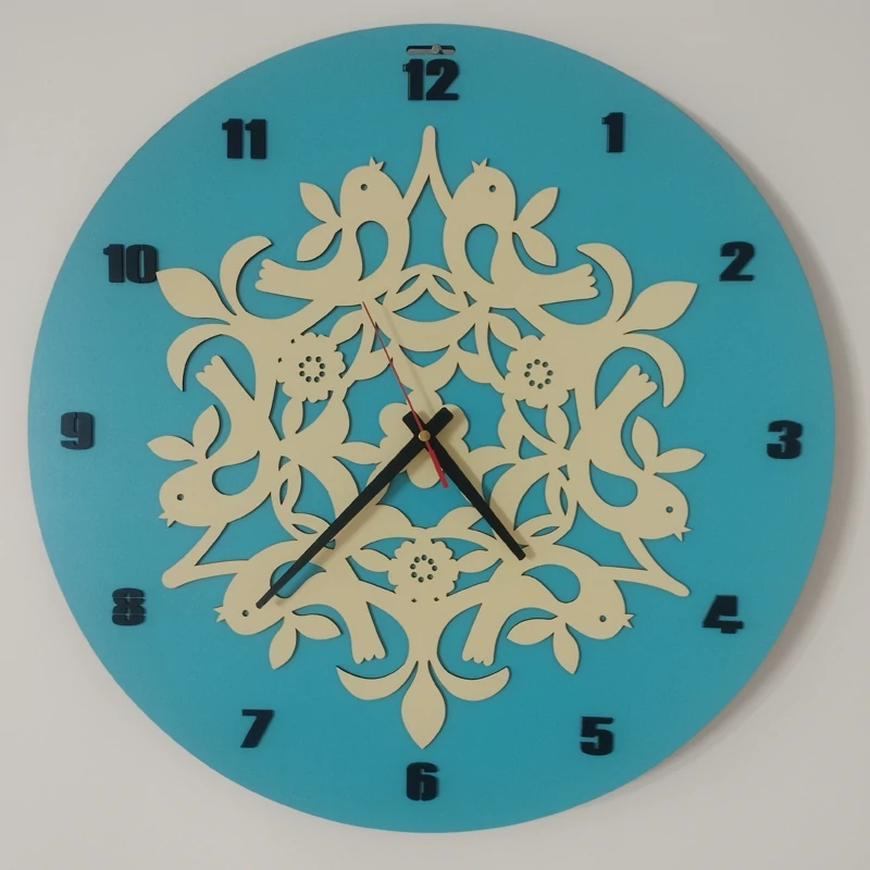 ساعت چوبی دیواری کد6 (پس کرایه)