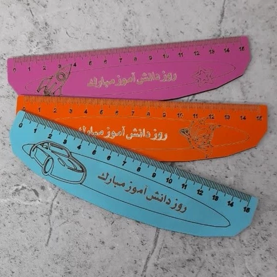 خط کش چوبی 15 سانتی (پس کرایه)